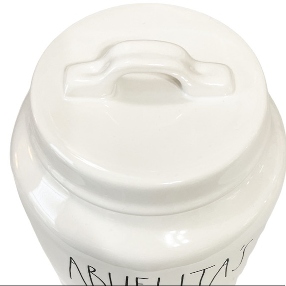 NEW Rae Dunn ABUELITA’S COCINA Canister w/Lid & Loop Handle - Picture 4 of 5